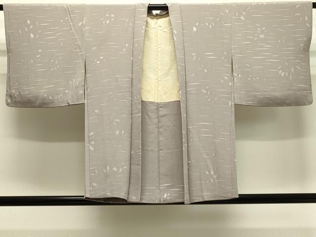 平和屋着物＃羽織　ろうけつ染め　舞葉文　正絹　逸品　CABJ5360in
