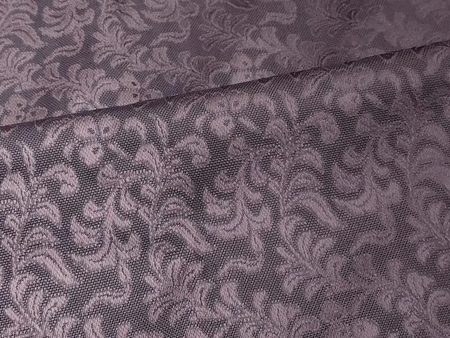 平和屋着物＃道行コート　リバーシブル　草花文　黒地　ショール付き　ロング丈　正絹　逸品　未使用　CABJ5368in