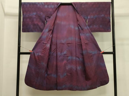 平和屋着物＃道行コート　リバーシブル　鳥獣文　ロング丈　正絹　逸品　未使用　CABJ5370in