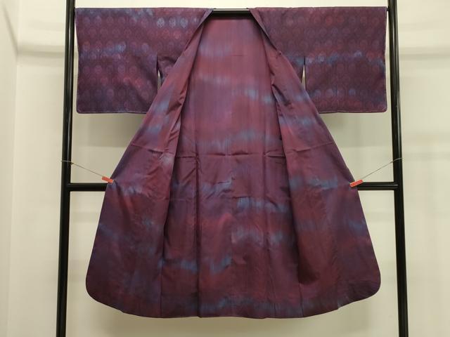 平和屋着物＃道行コート　リバーシブル　鳥獣文　ロング丈　正絹　逸品　未使用　CABJ5370in