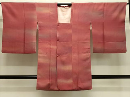 平和屋着物＃道行コート　霞文　暈し染め　正絹　逸品　CABJ5371in