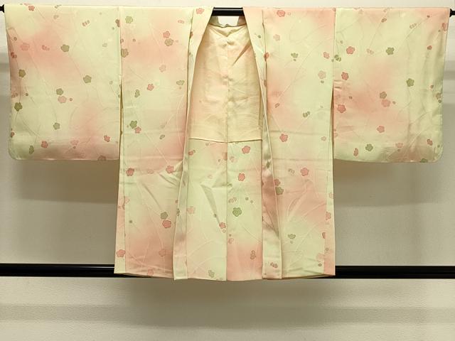 平和屋着物＃羽織　地紋起こし　枝梅文　暈し染め　正絹　逸品　未使用　CABJ5380in