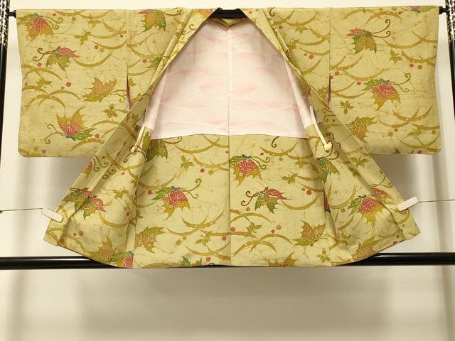 平和屋着物＃羽織　ろうけつ染め　舞蝶雪芝文　正絹　逸品　CABJ5386in