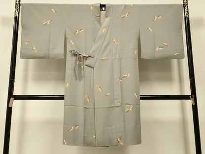 平和屋着物＃道中着　単衣　地紙吉祥文　正絹　逸品　CABJ5391in
