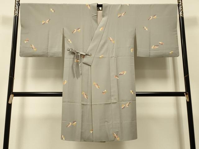 平和屋着物＃道中着　単衣　地紙吉祥文　正絹　逸品　CABJ5391in