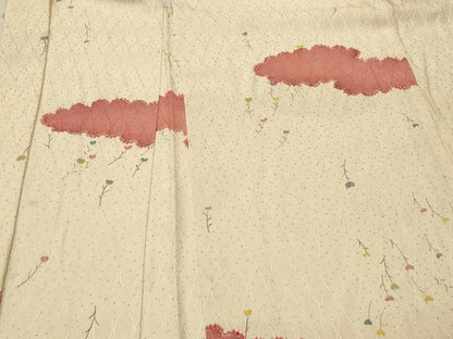 平和屋着物＃羽織　雲取り枝花文　金彩　正絹　逸品　未使用　CABJ5393in