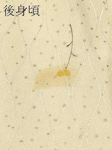 平和屋着物＃羽織　雲取り枝花文　金彩　正絹　逸品　未使用　CABJ5393in