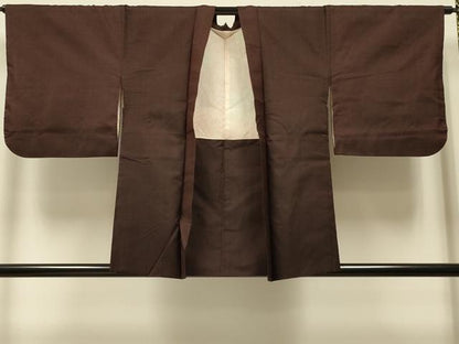 平和屋着物＃本場大島紬　羽織　一元絣　正絹　逸品　CABJ5399in