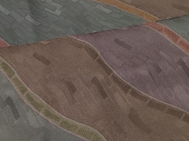 平和屋着物＃道中着　流線文　正絹　逸品　CABJ5419in