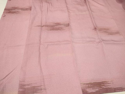 平和屋着物＃道行コート　モール　霞文　ロング丈　正絹　逸品　CABJ5420in