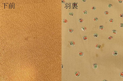平和屋着物＃道中着　枝花間道地紋　暈し染め　正絹　逸品　CABJ5433in