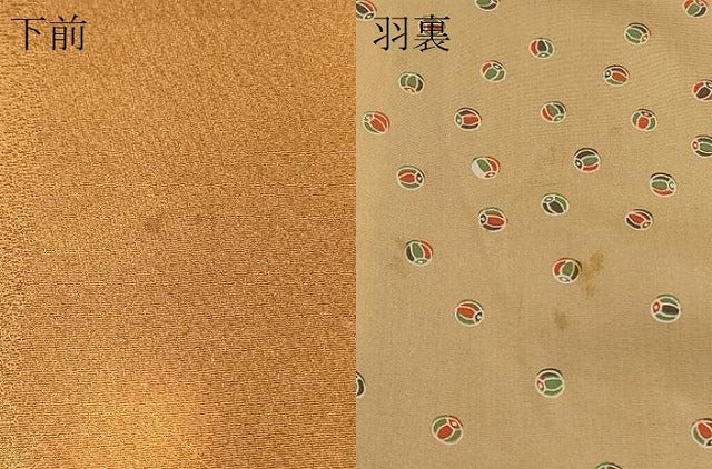 平和屋着物＃道中着　枝花間道地紋　暈し染め　正絹　逸品　CABJ5433in