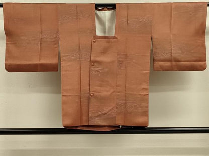 平和屋着物＃道行コート　杢目文様　暈し染め　正絹　逸品　CABJ5434in