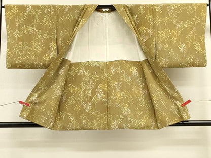 平和屋着物＃羽織　ろうけつ染め　草木文　正絹　逸品　CABJ5438in