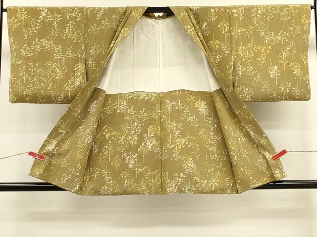 平和屋着物＃羽織　ろうけつ染め　草木文　正絹　逸品　CABJ5438in