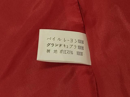 平和屋着物＃和装コート　唐草文　ベロア　CABJ5451in