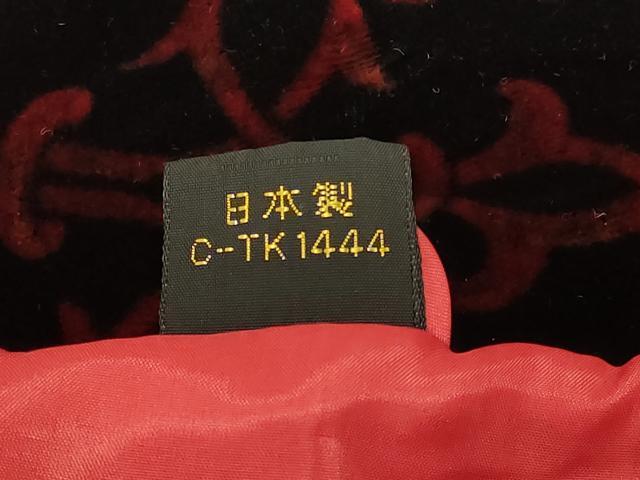 平和屋着物＃和装コート　唐草文　ベロア　CABJ5451in