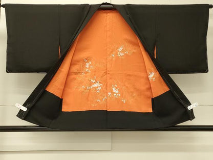 平和屋着物＃羽織　雲取り草花文　金彩　正絹　逸品　CABJ5456in