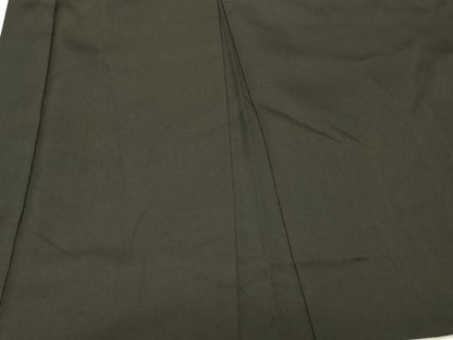 平和屋着物＃男性　長羽織　黒紋付き　正絹　逸品　CABJ5458in