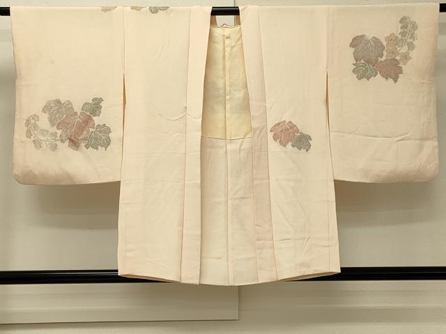 平和屋着物＃羽織　寿光織　枝葉文　金銀糸　正絹　逸品　CABJ5461in