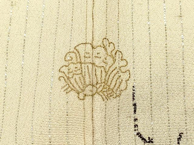 平和屋着物＃羽織　寿光織　樹林文　暈し染め　銀糸　正絹　逸品　CABJ5466in