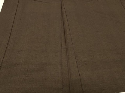平和屋着物＃男性　長羽織　紬地　霞文　正絹　逸品　CABJ5470in