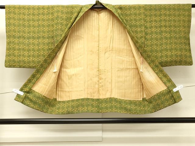 平和屋着物＃羽織　草花文　正絹　逸品　CABJ5473in