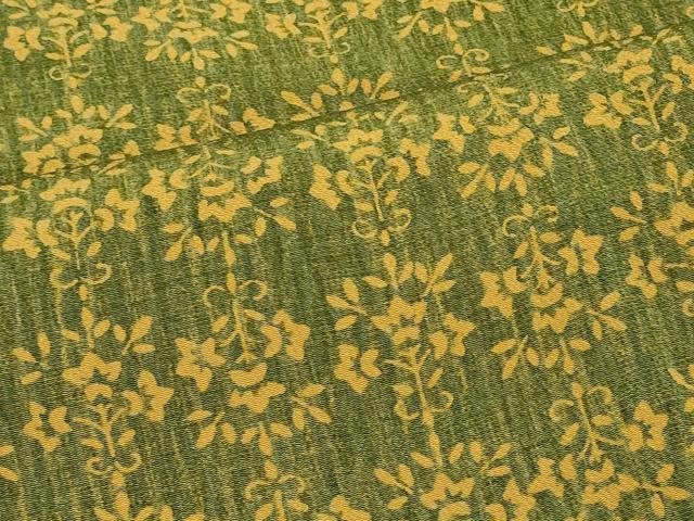 平和屋着物＃羽織　草花文　正絹　逸品　CABJ5473in