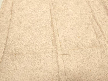 平和屋着物＃羽織　色無地　乱菊地紋　薄桜色　正絹　逸品　CABJ5483in