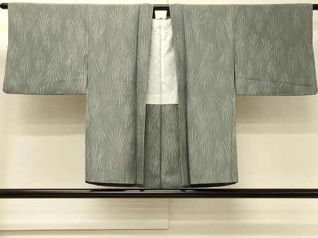 平和屋着物＃羽織　ろうけつ染め　草葉文　正絹　逸品　CABJ5484in