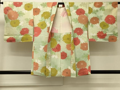 平和屋着物＃羽織　地紋起こし　草花文　暈し染め　正絹　逸品　未使用　CABJ5485in