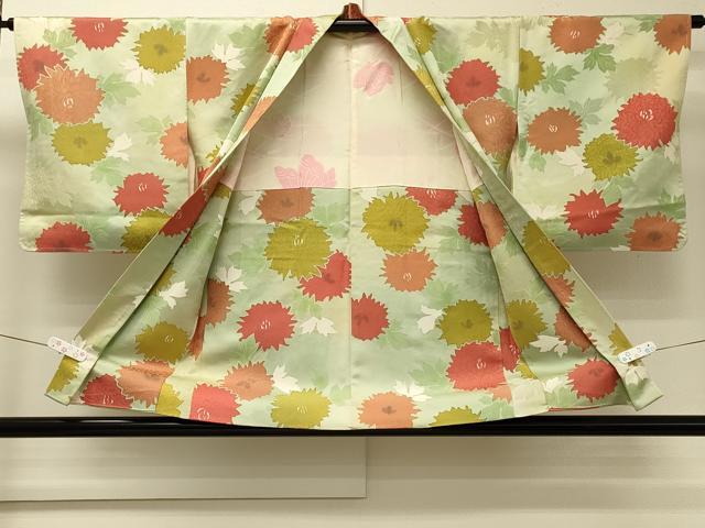 平和屋着物＃羽織　地紋起こし　草花文　暈し染め　正絹　逸品　未使用　CABJ5485in
