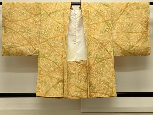 平和屋着物＃羽織　草葉文　正絹　逸品　CABJ5490in