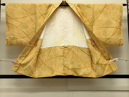 平和屋着物＃羽織　草葉文　正絹　逸品　CABJ5490in