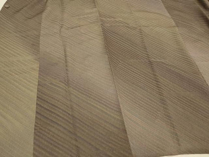 平和屋着物＃道行コート　斜線文　暈し染め　高島屋扱い　ロング丈　正絹　逸品　CABJ5492in