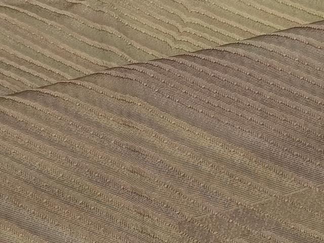 平和屋着物＃道行コート　斜線文　暈し染め　高島屋扱い　ロング丈　正絹　逸品　CABJ5492in