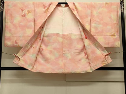 平和屋着物＃羽織　舞葉文　暈し染め　正絹　逸品　CABJ5500in