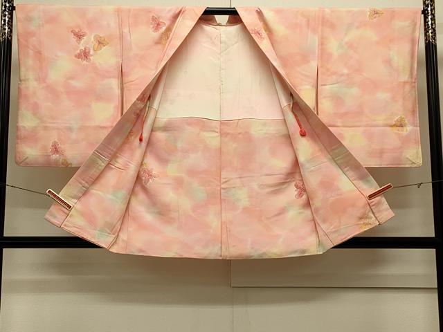 平和屋着物＃羽織　舞葉文　暈し染め　正絹　逸品　CABJ5500in