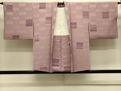 平和屋着物＃羽織　横段文　正絹　逸品　CABJ5504in