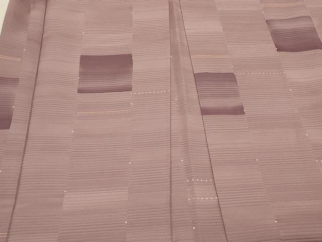 平和屋着物＃羽織　横段文　正絹　逸品　CABJ5504in
