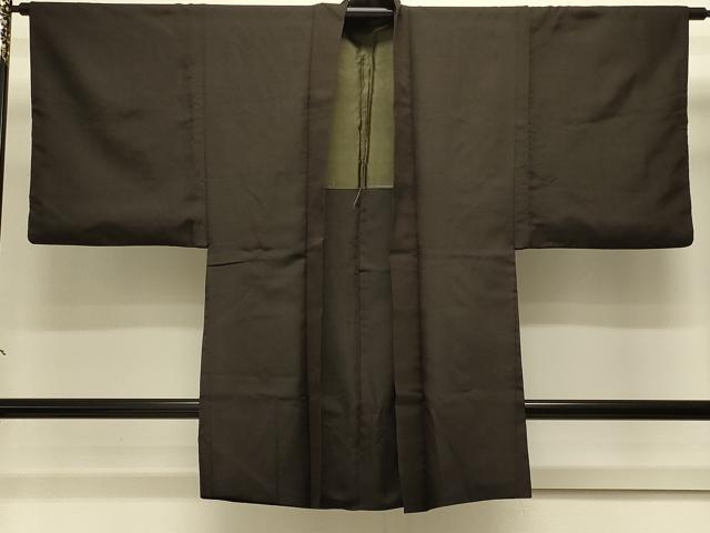 平和屋着物＃男性　長羽織　霞文　正絹　逸品　CABJ5518in