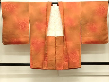 平和屋着物＃羽織　地紋起こし　草花地紋　暈し染め　正絹　逸品　未使用　CABJ5521in