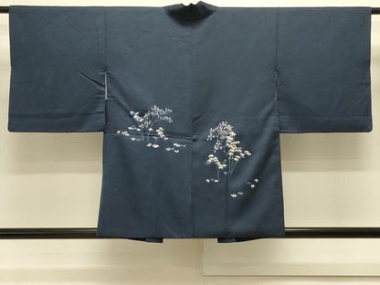 平和屋着物＃羽織　総刺繍　笹竹文　金糸　正絹　逸品　CABJ5524in