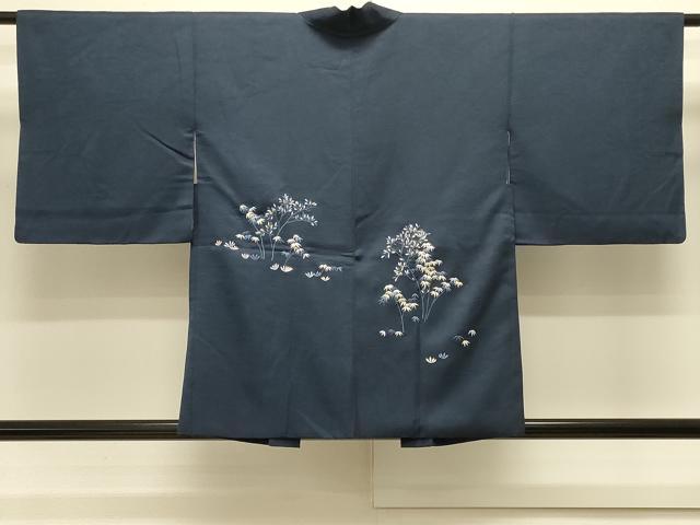 平和屋着物＃羽織　総刺繍　笹竹文　金糸　正絹　逸品　CABJ5524in