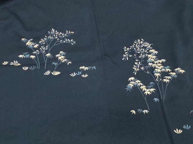 平和屋着物＃羽織　総刺繍　笹竹文　金糸　正絹　逸品　CABJ5524in
