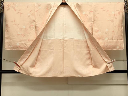 平和屋着物＃羽織　地紋起こし　枝花文　正絹　逸品　未使用　CABJ5532in