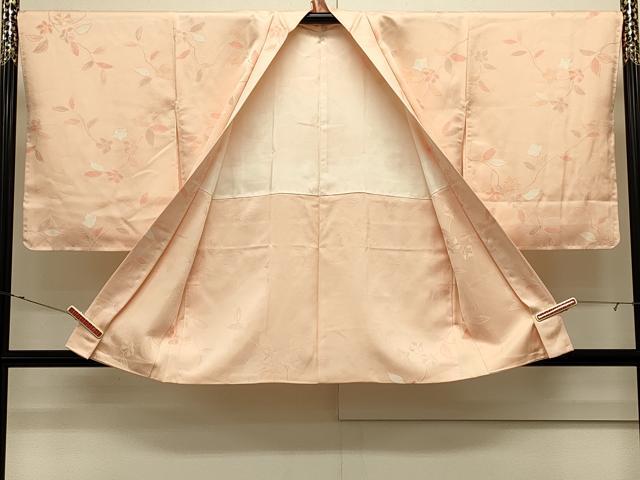 平和屋着物＃羽織　地紋起こし　枝花文　正絹　逸品　未使用　CABJ5532in