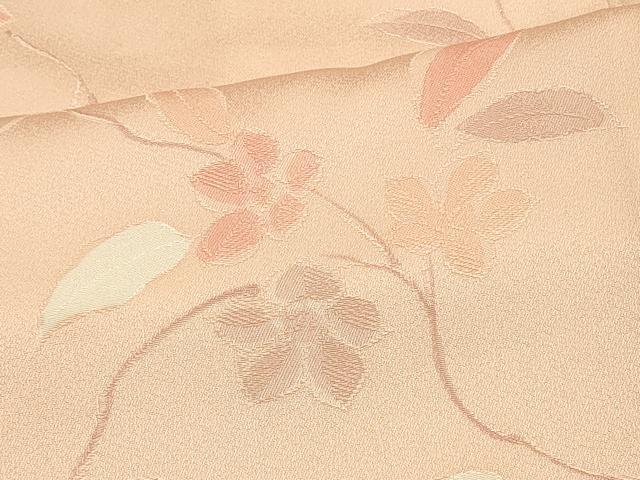 平和屋着物＃羽織　地紋起こし　枝花文　正絹　逸品　未使用　CABJ5532in
