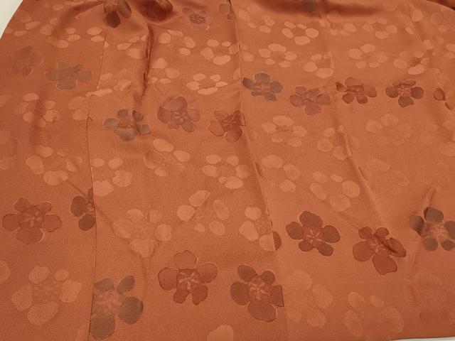 平和屋着物＃道行コート　地紋起こし　花づくし　正絹　逸品　CABJ5535in