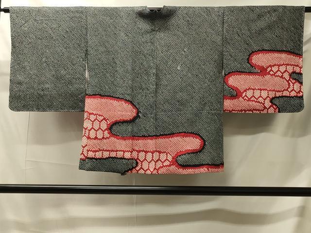 平和屋着物＃羽織 総絞り エ霞亀甲文 正絹 逸品 未使用 CABJ5552in